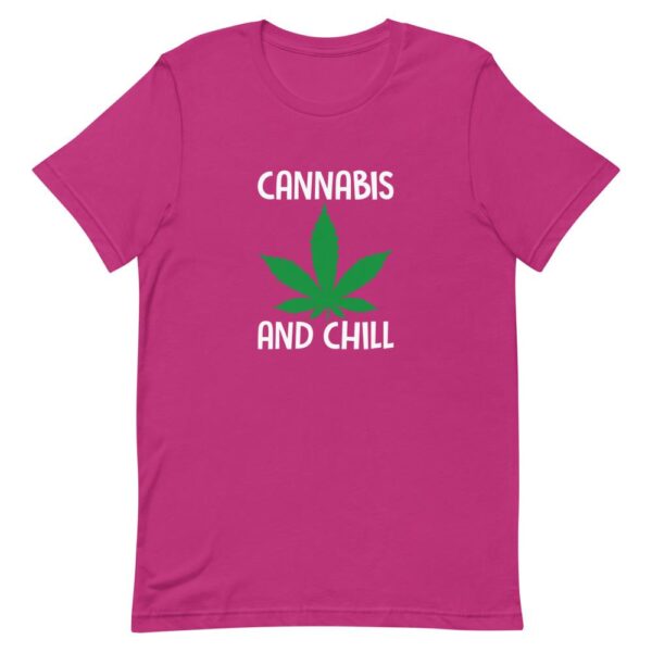 Kinky Cloth Berry / S Cannabis And Chill T-Shirt