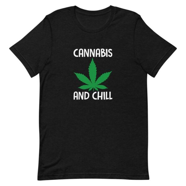 Kinky Cloth Black Heather / XS Cannabis And Chill T-Shirt