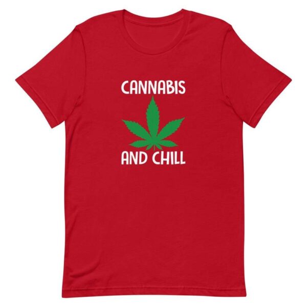 Kinky Cloth Red / S Cannabis And Chill T-Shirt