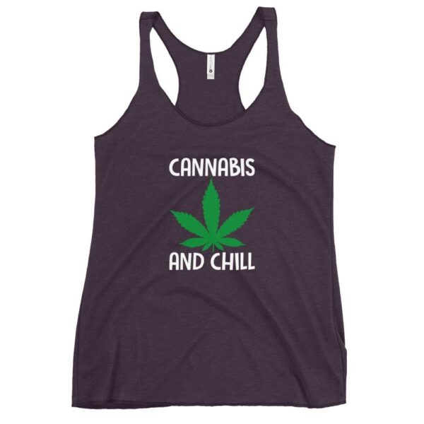 Kinky Cloth Vintage Purple / XS Cannabis And CHill Tank Top