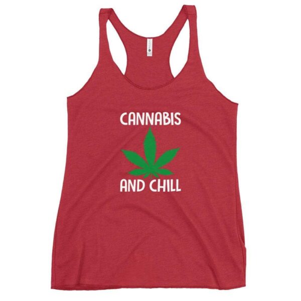 Kinky Cloth Vintage Red / XS Cannabis And CHill Tank Top