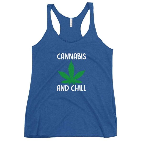 Kinky Cloth Vintage Royal / XS Cannabis And CHill Tank Top