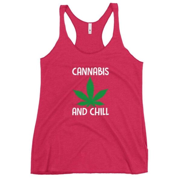 Kinky Cloth Vintage Shocking Pink / XS Cannabis And CHill Tank Top