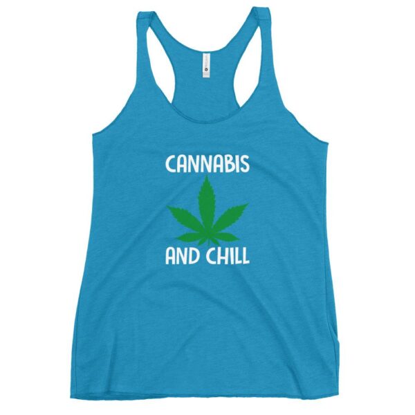 Kinky Cloth Vintage Turquoise / XS Cannabis And CHill Tank Top