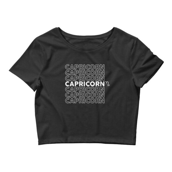 Kinky Cloth Black / XS/SM Capricorn Cropped Top