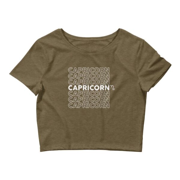 Kinky Cloth Heather Olive / XS/SM Capricorn Cropped Top