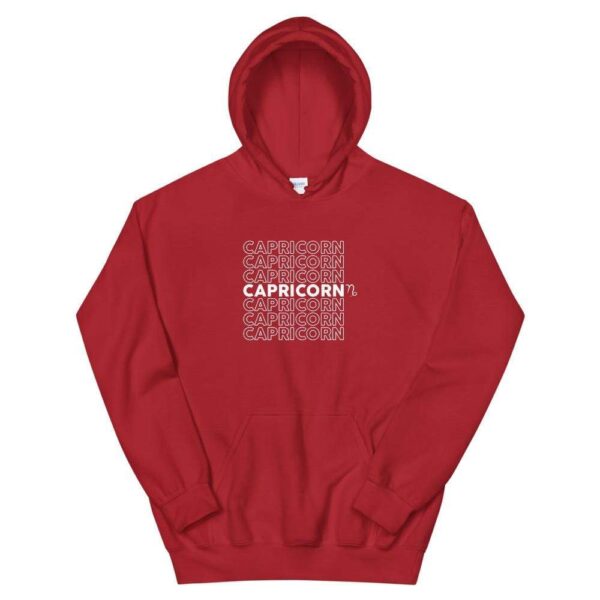 Kinky Cloth Red / S Capricorn Hoodie