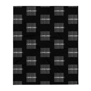 Kinky Cloth Capricorn Throw Blanket