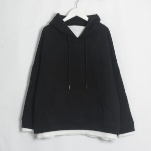 Kinky Cloth 200000348 Black / One Size Casual Oversize Hoodies Sweatshirts