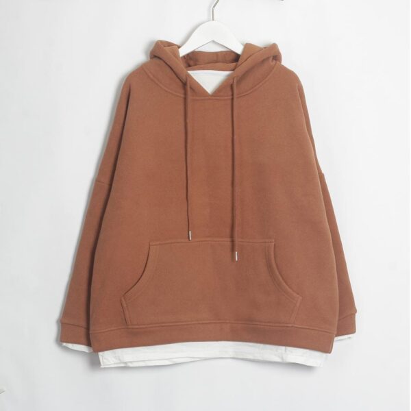 Kinky Cloth 200000348 Caramel / One Size Casual Oversize Hoodies Sweatshirts