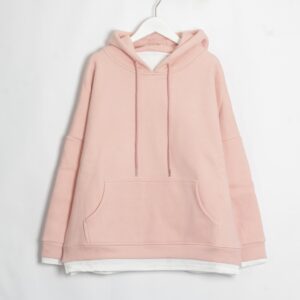 Kinky Cloth 200000348 Pink / One Size Casual Oversize Hoodies Sweatshirts