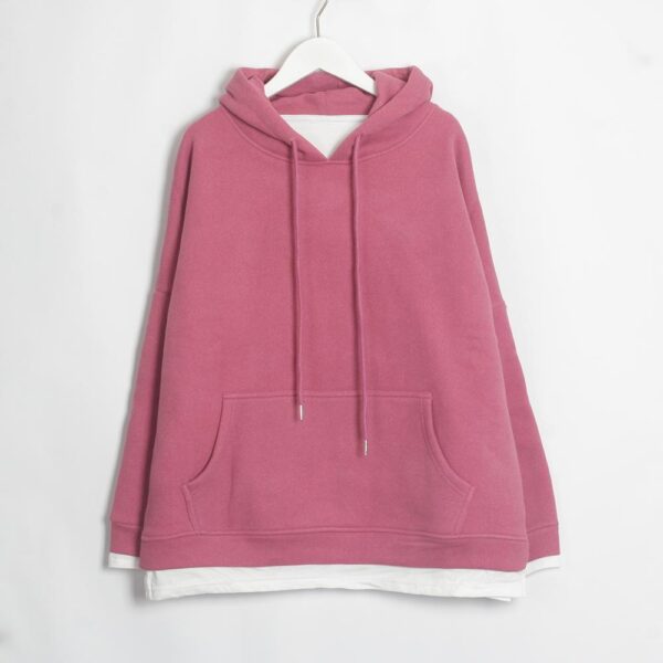 Kinky Cloth 200000348 Rose Pink / One Size Casual Oversize Hoodies Sweatshirts