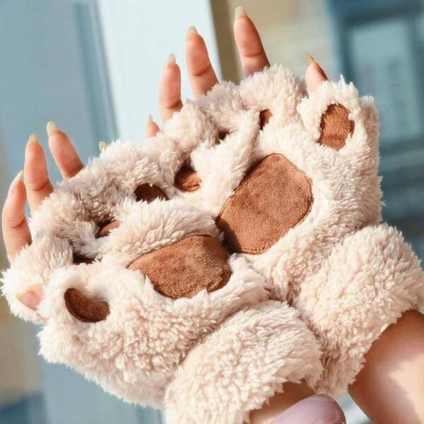 Kinky Cloth Cat Claw Paw Mittens