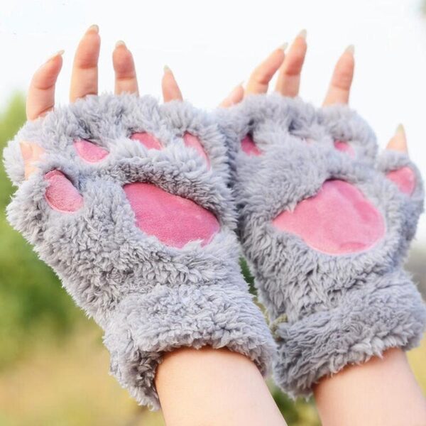 Kinky Cloth Cat Claw Paw Mittens