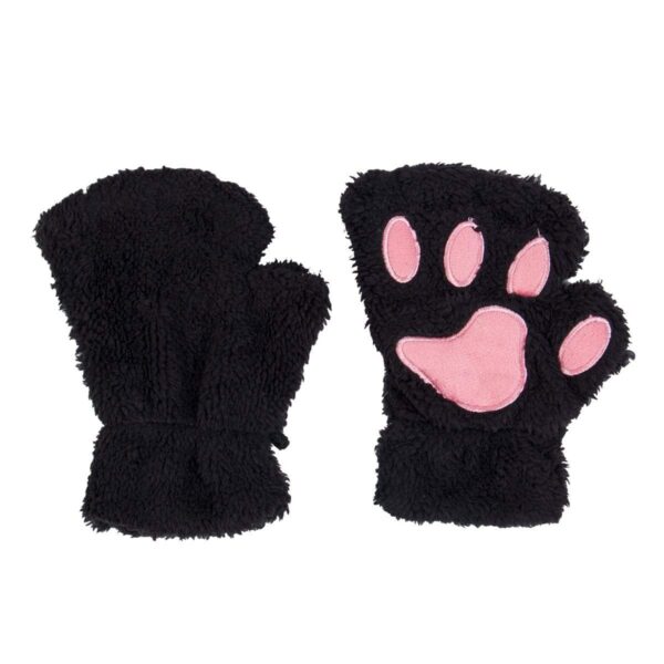 Kinky Cloth Cat Claw Paw Mittens