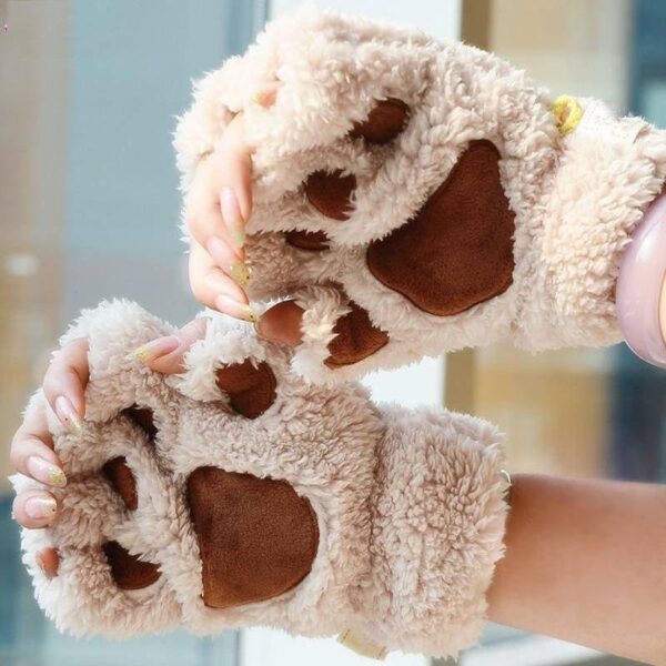 Kinky Cloth Cat Claw Paw Mittens