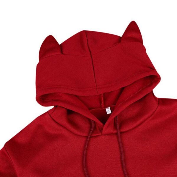 Kinky Cloth Hoodie Cat Ear Crop Top Hoodie