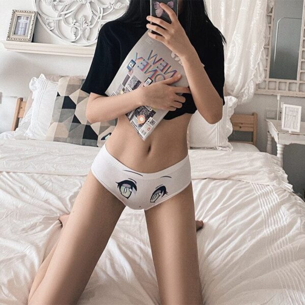 Kinky Cloth Cat Ears Kawaii Cartoon Panties