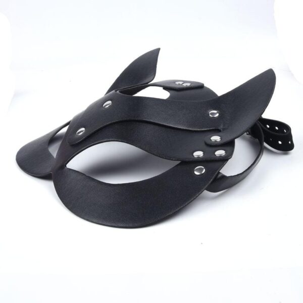 Kinky Cloth 200345142 Cat Mask With Long Fox Tail Plug