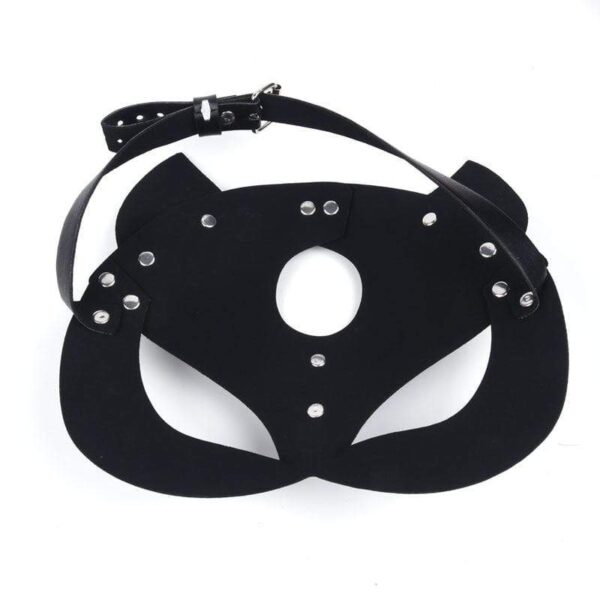 Kinky Cloth 200345142 Cat Mask With Long Fox Tail Plug