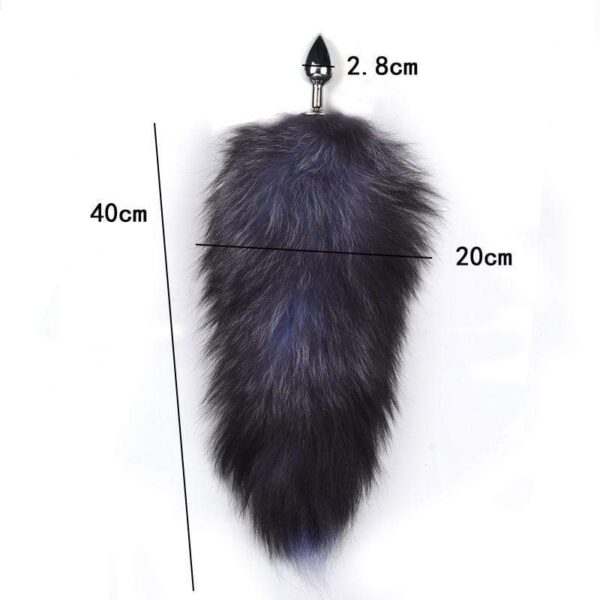 Kinky Cloth 200345142 Cat Mask With Long Fox Tail Plug