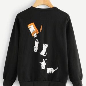 Celeste Top L Cat RX Sweatshirt