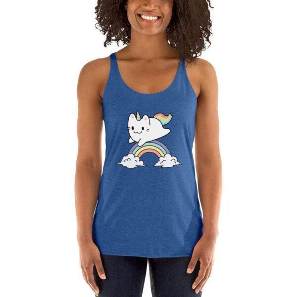 Kinky Cloth Vintage Royal / XS Cat Unicorn Tank Top