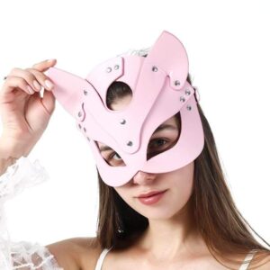 Kinky Cloth 200003979 Catwoman Rivet Half Face Eye Masks