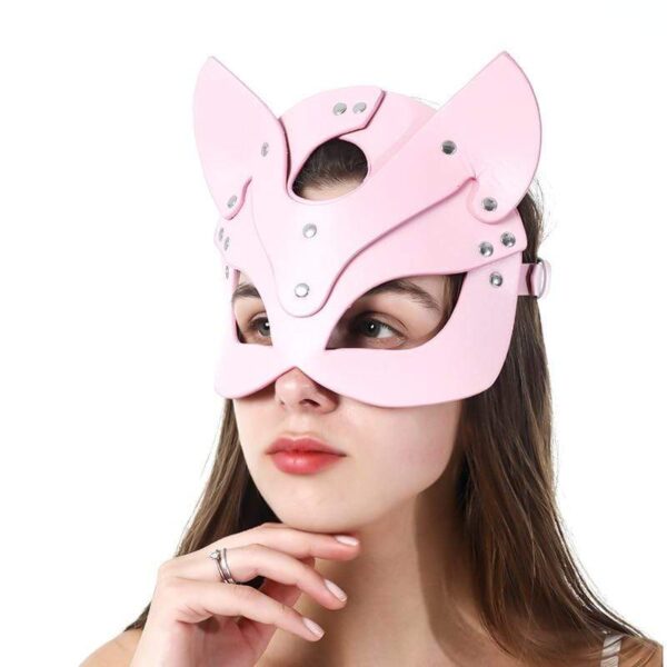 Kinky Cloth 200003979 Catwoman Rivet Half Face Eye Masks