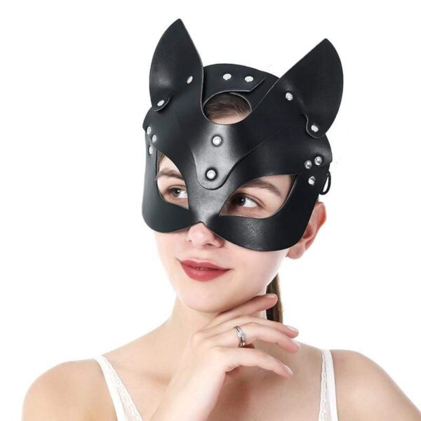 Kinky Cloth 200003979 Catwoman Rivet Half Face Eye Masks