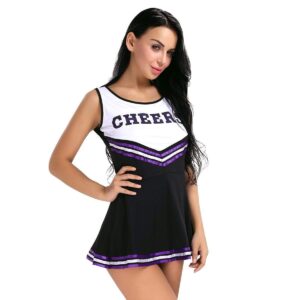 "CHEERS" Cheerleader Striped Dress | Buy Online | Kinky Cloth