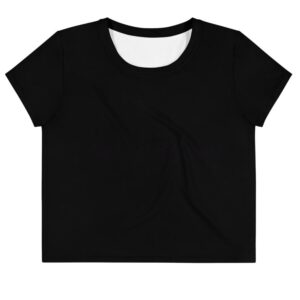 Kinky Cloth XS Cherry Bomb Black Crop Top Tee