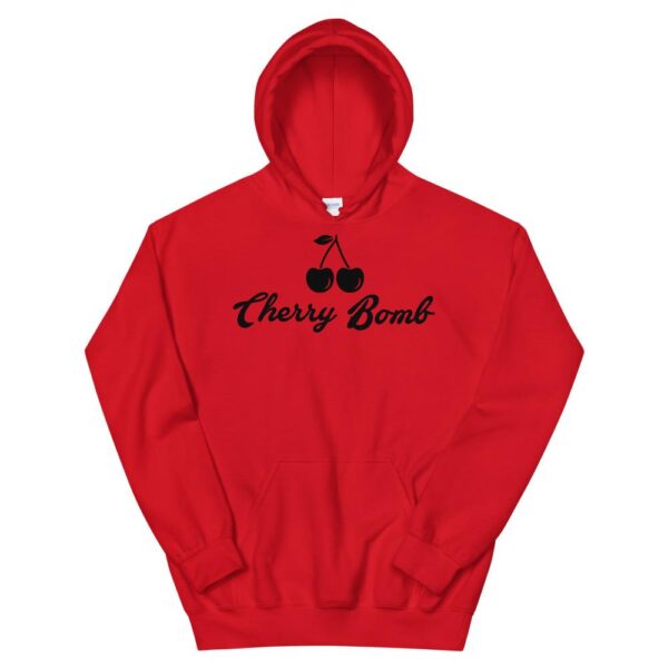 Kinky Cloth Red / S Cherry Bomb Black Hoodie