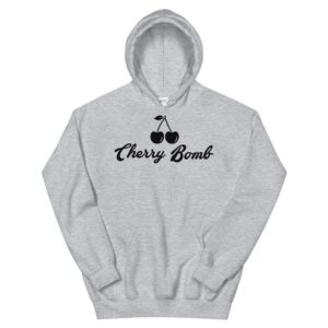 Kinky Cloth Sport Grey / S Cherry Bomb Black Hoodie