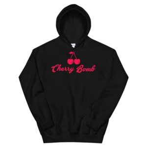 Kinky Cloth Black / S Cherry Bomb Red Hoodie