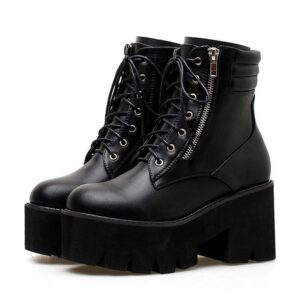 Kinky Cloth 200000998 Chunky Heels Platform Boots