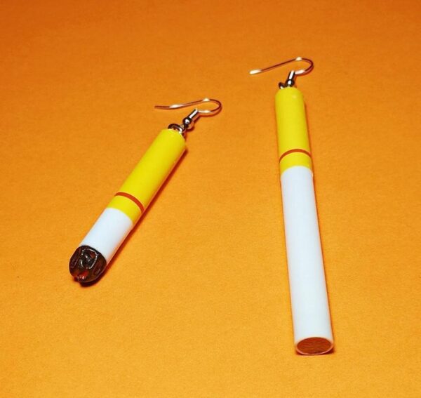 Kinky Cloth Jewelry & Watches Cigarette Earrings