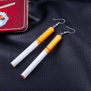 Kinky Cloth Jewelry & Watches Cigarette Earrings