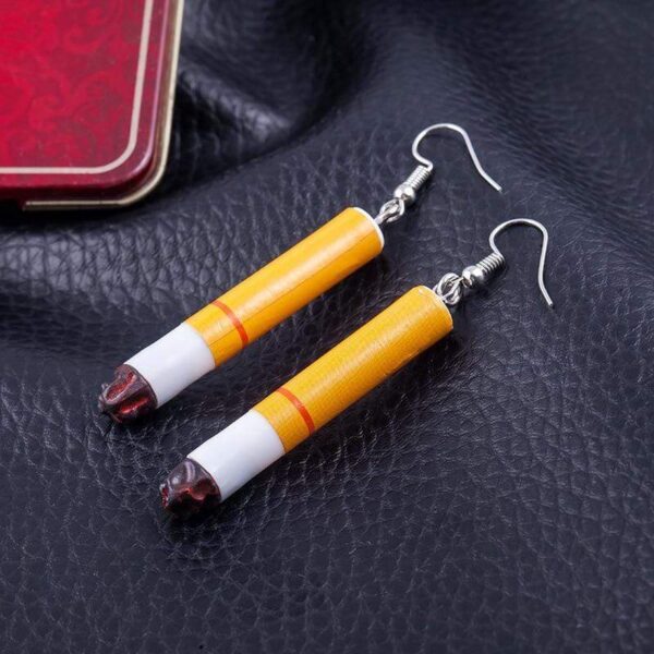 Kinky Cloth Jewelry & Watches Cigarette Earrings