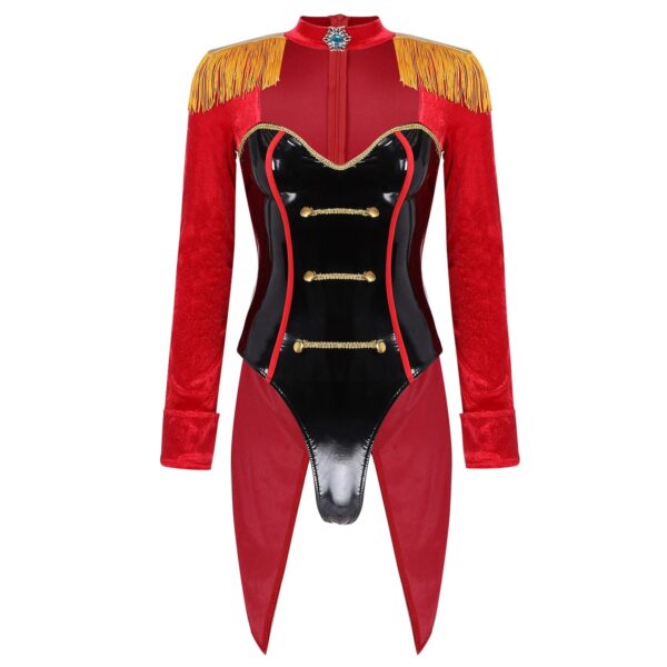 Kinky Cloth Circus Ringmaster Bodysuit Costume