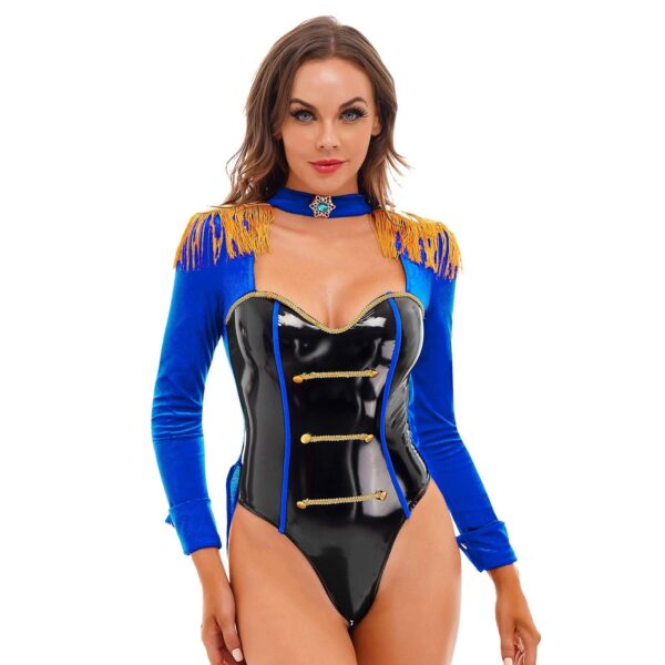 Kinky Cloth Circus Ringmaster Bodysuit Costume