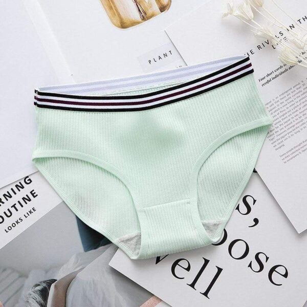 Kinky Cloth 351 light green / L / 1pc Classic Striped Panties