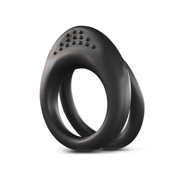 Kinky Cloth Black 4 Cock Penis Enhancer Rings