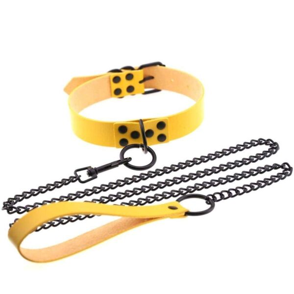 Kinky Cloth Necklace Collar & Leash Set