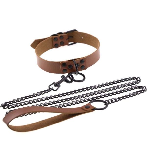 Kinky Cloth Necklace Collar & Leash Set