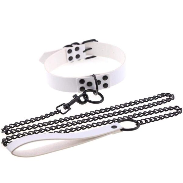 Kinky Cloth Necklace Collar & Leash Set