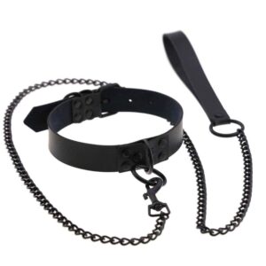 Kinky Cloth Necklace Collar & Leash Set