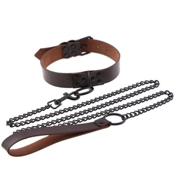 Kinky Cloth Necklace Collar & Leash Set