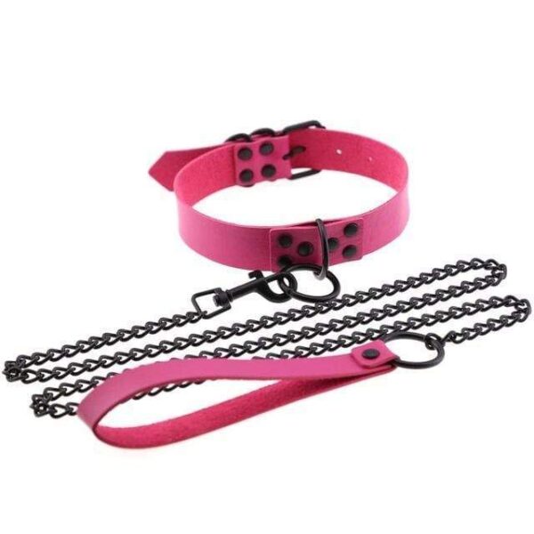 Kinky Cloth Necklace Collar & Leash Set