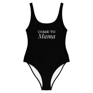 Kinky Cloth XS Come To Mama White One-Piece Swimsuit